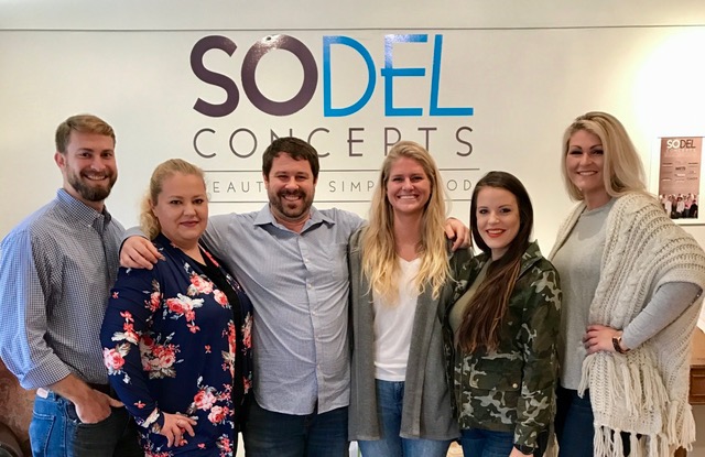 Ten SoDel Concepts employees recently won overnight stays at the Conti di San Bonifacio Wine Resort in Tuscany. Shown are (l-r) John Kurgansky, server, and Stefana Petean, bartender at Bluecoast Seafood Grill + Raw Bar in Rehoboth Beach; Mike Zygmonski, wine director for SoDel Concepts; Lauren Larsen, bar manager at Bluecoast Seafood Grill + Raw Bar in Bethany Beach; Elizabeth Ewing, server at Matt's Fish Camp in Lewes; and Gabrielle Fazio, bartender at Bluecoast Seafood Grill + Raw Bar in Rehoboth Beach. Not pictured are Jess Muzzin, bar manager at Fish On in Lewes; Blake Gilbert, server at Bluecoast Seafood Grill + Raw Bar in Bethany Beach; Carissa Hollinger, server, and Tyler Townsend, bartender, at Bluecoast Seafood Grill + Raw Bar in Rehoboth Beach; and Todd Meredith, bar manager at Lupo Italian Kitchen in Rehoboth Beach. SUBMITTED PHOTO